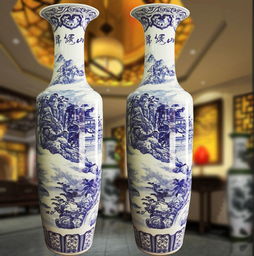 酒店大廳擺件大花瓶 景德鎮大花瓶生產廠家 陶瓷花瓶圖片